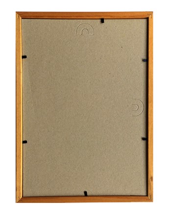Рамка для фотографий деревянная 21×30 см серебристая